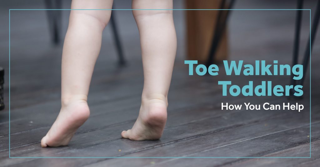 Toe Walking Toddlers Blog Header